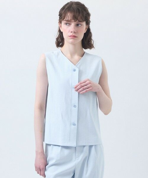 MACKINTOSH PHILOSOPHY / マッキントッシュ フィロソフィー シャツ・ブラウス | ドライオックスフォード2WAYブラウス（ブルー1）