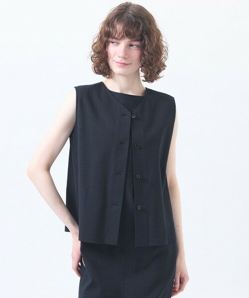 MACKINTOSH PHILOSOPHY / マッキントッシュ フィロソフィー シャツ・ブラウス | ドライオックスフォード2WAYブラウス（ネイビー3）