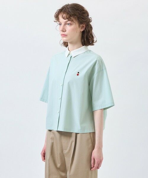 MACKINTOSH PHILOSOPHY / マッキントッシュ フィロソフィー シャツ・ブラウス | バッキンガムベア クレリックハーフスリーブシャツ | 詳細5