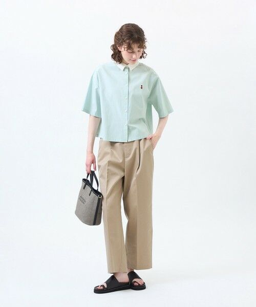 MACKINTOSH PHILOSOPHY / マッキントッシュ フィロソフィー シャツ・ブラウス | バッキンガムベア クレリックハーフスリーブシャツ | 詳細2