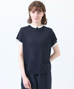 MACKINTOSH PHILOSOPHY / マッキントッシュ フィロソフィー ニット・セーター | 【Cleric Collar Knit】シアードルマン