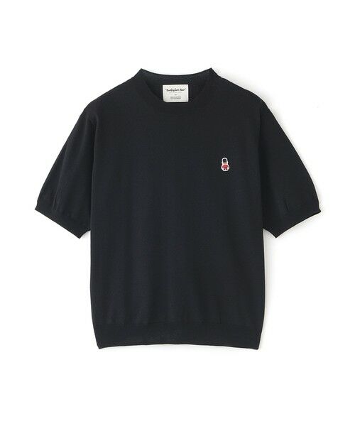 MACKINTOSH PHILOSOPHY / マッキントッシュ フィロソフィー ニット・セーター | 【WEB&一部店舗限定】バッキンガムベア ワッペンクルーネックニット（ブラック1）