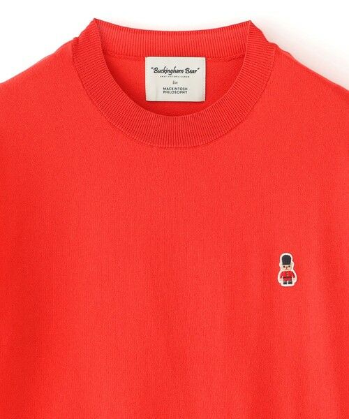 MACKINTOSH PHILOSOPHY / マッキントッシュ フィロソフィー ニット・セーター | 【WEB&一部店舗限定】バッキンガムベア ワッペンクルーネックニット | 詳細2