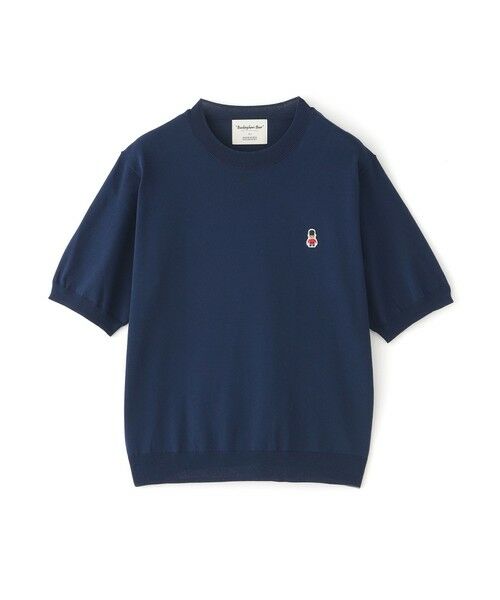 MACKINTOSH PHILOSOPHY / マッキントッシュ フィロソフィー ニット・セーター | 【WEB&一部店舗限定】バッキンガムベア ワッペンクルーネックニット（ネイビー2）