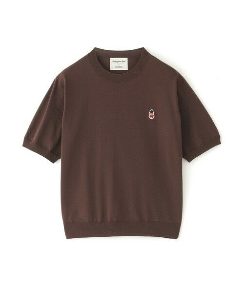 MACKINTOSH PHILOSOPHY / マッキントッシュ フィロソフィー ニット・セーター | 【WEB&一部店舗限定】バッキンガムベア ワッペンクルーネックニット（キャメル1）