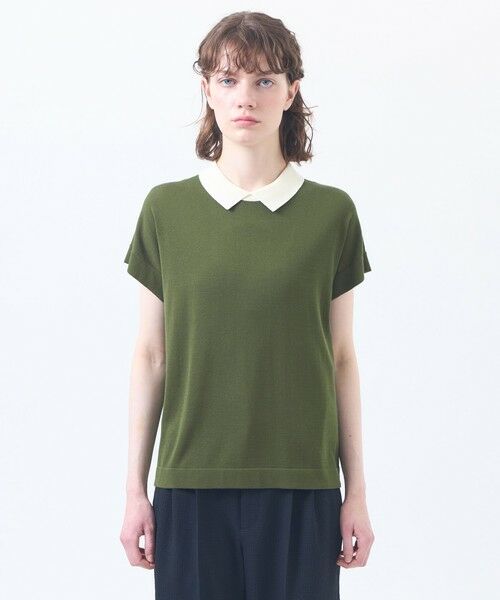 MACKINTOSH PHILOSOPHY / マッキントッシュ フィロソフィー ニット・セーター | 【Bicolor Knit Polo】 | 詳細5