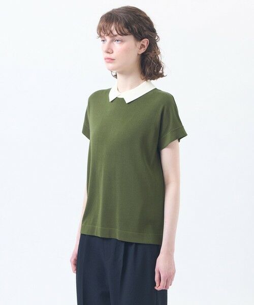 MACKINTOSH PHILOSOPHY / マッキントッシュ フィロソフィー ニット・セーター | 【Bicolor Knit Polo】 | 詳細6