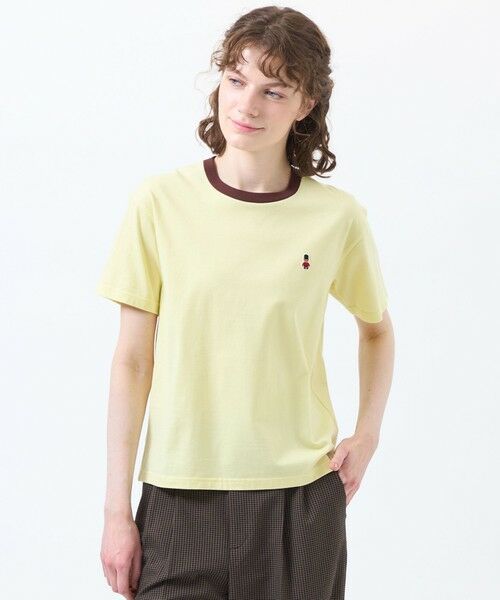 MACKINTOSH PHILOSOPHY / マッキントッシュ フィロソフィー カットソー | バッキンガムベア リンガーネックTシャツ（イエロー1）