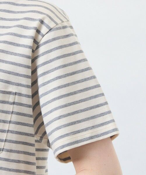 MACKINTOSH PHILOSOPHY / マッキントッシュ フィロソフィー カットソー | バッキンガムベア バスクボーダーポケTシャツ | 詳細7