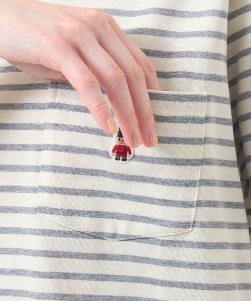 MACKINTOSH PHILOSOPHY / マッキントッシュ フィロソフィー カットソー | バッキンガムベア バスクボーダーポケTシャツ | 詳細8