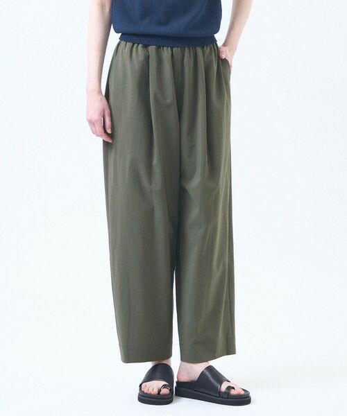 MACKINTOSH PHILOSOPHY / マッキントッシュ フィロソフィー その他パンツ | ギャザーコクーンパンツ（カーキ4）