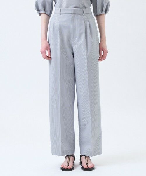 MACKINTOSH PHILOSOPHY / マッキントッシュ フィロソフィー その他パンツ | サマーサッカーワイドタックパンツ | 詳細4