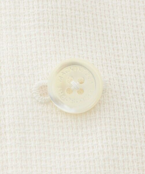 MACKINTOSH PHILOSOPHY / マッキントッシュ フィロソフィー ノーカラージャケット | GREY LABEL リネンメッシュシアージャケット | 詳細7