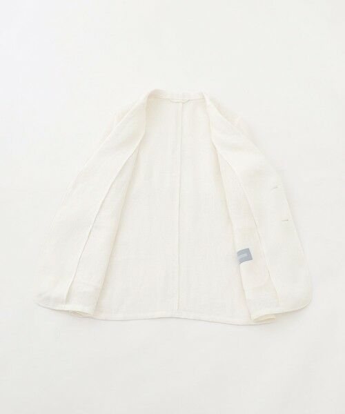 MACKINTOSH PHILOSOPHY / マッキントッシュ フィロソフィー ノーカラージャケット | GREY LABEL リネンメッシュシアージャケット | 詳細8