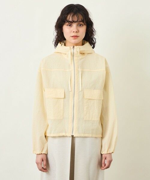 MACKINTOSH PHILOSOPHY / マッキントッシュ フィロソフィー ブルゾン | GREY LABEL シアーフーデットブルゾン | 詳細3