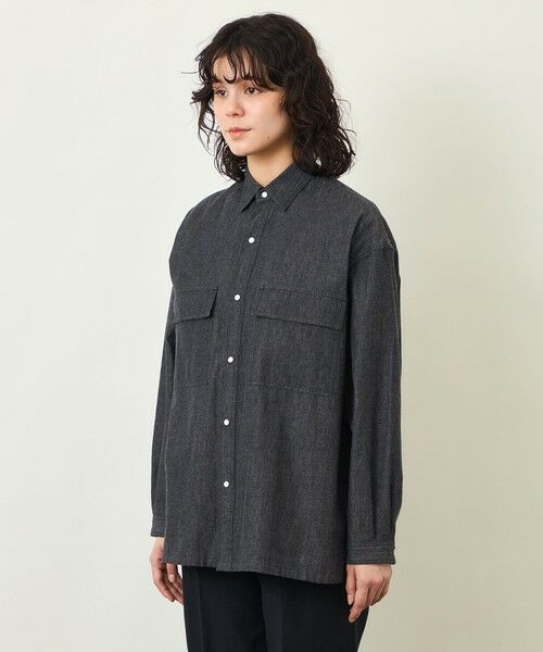 MACKINTOSH PHILOSOPHY / マッキントッシュ フィロソフィー シャツ・ブラウス | GREY LABEL ライトデニムワークシャツ | 詳細4