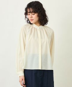 MACKINTOSH PHILOSOPHY / マッキントッシュ フィロソフィー シャツ・ブラウス | GREY LABEL スタンドカラーギャザーシャツ