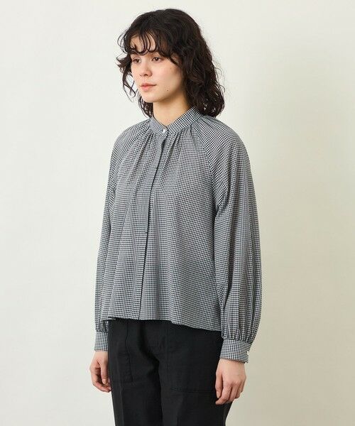 MACKINTOSH PHILOSOPHY / マッキントッシュ フィロソフィー シャツ・ブラウス | GREY LABEL スタンドカラーギャザーシャツ | 詳細5