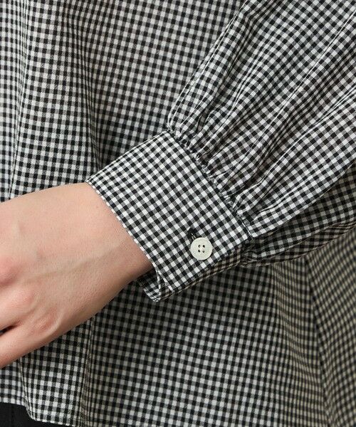 MACKINTOSH PHILOSOPHY / マッキントッシュ フィロソフィー シャツ・ブラウス | GREY LABEL スタンドカラーギャザーシャツ | 詳細7