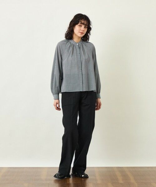 MACKINTOSH PHILOSOPHY / マッキントッシュ フィロソフィー シャツ・ブラウス | GREY LABEL スタンドカラーギャザーシャツ | 詳細2