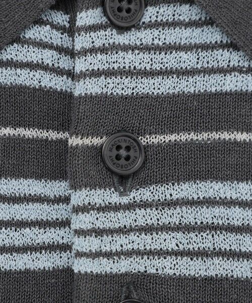 MACKINTOSH PHILOSOPHY / マッキントッシュ フィロソフィー ニット・セーター | 【GREY LABEL】リネンミックスボーダーポロニット | 詳細7
