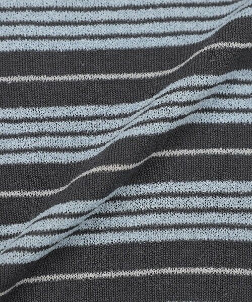 MACKINTOSH PHILOSOPHY / マッキントッシュ フィロソフィー ニット・セーター | 【GREY LABEL】リネンミックスボーダーポロニット | 詳細8