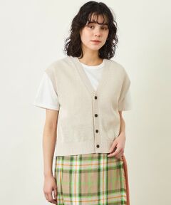 MACKINTOSH PHILOSOPHY / マッキントッシュ フィロソフィー ニット・セーター | GREY LABEL ペーパーヤーンニットベスト
