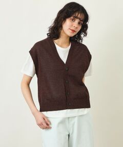 MACKINTOSH PHILOSOPHY / マッキントッシュ フィロソフィー ニット・セーター | GREY LABEL ペーパーヤーンニットベスト