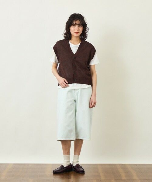 MACKINTOSH PHILOSOPHY / マッキントッシュ フィロソフィー ニット・セーター | GREY LABEL ペーパーヤーンニットベスト | 詳細3