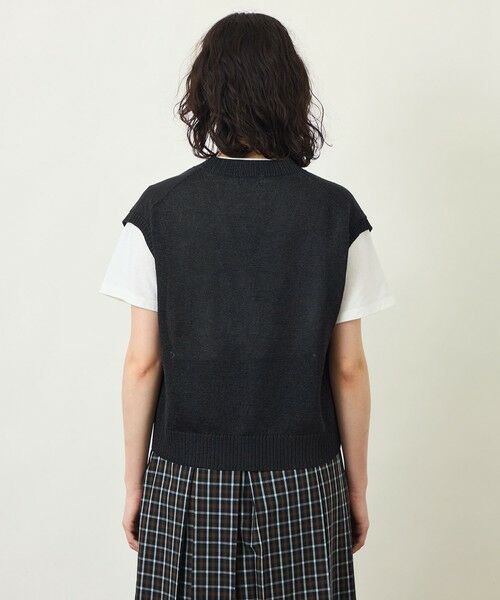 MACKINTOSH PHILOSOPHY / マッキントッシュ フィロソフィー ニット・セーター | GREY LABEL ペーパーヤーンニットベスト | 詳細6