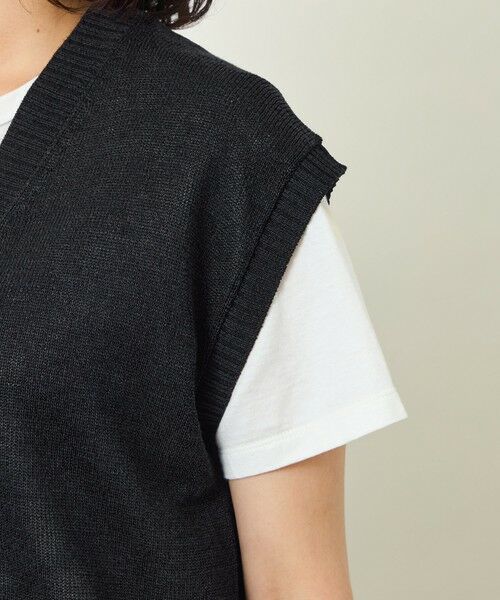 MACKINTOSH PHILOSOPHY / マッキントッシュ フィロソフィー ニット・セーター | GREY LABEL ペーパーヤーンニットベスト | 詳細7