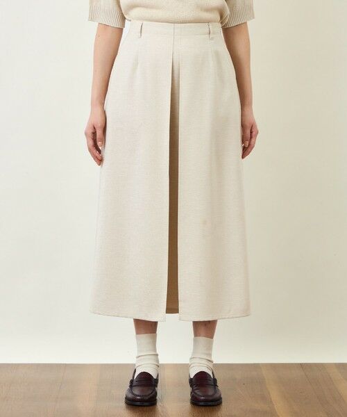 MACKINTOSH PHILOSOPHY / マッキントッシュ フィロソフィー ロング・マキシ丈スカート | GREY LABEL ドライタッチオックス フロントタックスカート | 詳細4