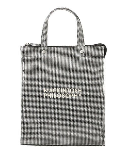 MACKINTOSH PHILOSOPHY / マッキントッシュ フィロソフィー メッセンジャーバッグ・ウエストポーチ | 【Buckingham Tote（バッキンガムトート）】ラミネートロゴ（ブラック1）