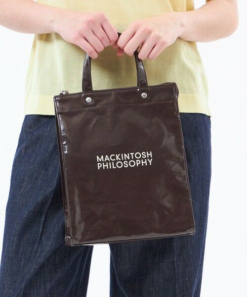 MACKINTOSH PHILOSOPHY / マッキントッシュ フィロソフィー メッセンジャーバッグ・ウエストポーチ | 【Buckingham Tote（バッキンガムトート）】ラミネートロゴ | 詳細3
