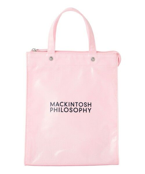MACKINTOSH PHILOSOPHY / マッキントッシュ フィロソフィー メッセンジャーバッグ・ウエストポーチ | 【Buckingham Tote（バッキンガムトート）】ラミネートロゴ（ピンク3）
