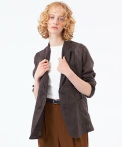 MACKINTOSH PHILOSOPHY / マッキントッシュ フィロソフィー ノーカラージャケット | 【UPTON JACKET(アップトン ジャケット)】リネンメッシュ