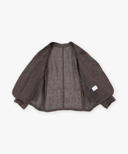 MACKINTOSH PHILOSOPHY / マッキントッシュ フィロソフィー ノーカラージャケット | 【UPTON JACKET(アップトン ジャケット)】リネンメッシュ | 詳細9