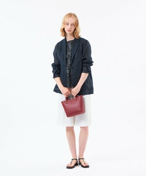 MACKINTOSH PHILOSOPHY / マッキントッシュ フィロソフィー ノーカラージャケット | 【UPTON JACKET(アップトン ジャケット)】リネンメッシュ | 詳細1