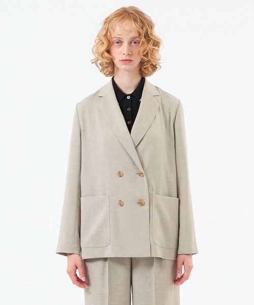 MACKINTOSH PHILOSOPHY / マッキントッシュ フィロソフィー ノーカラージャケット | 【WEB&一部店舗限定】ドライタッチオックスジャケット | 詳細3