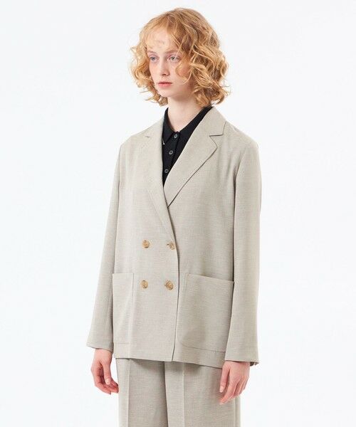 MACKINTOSH PHILOSOPHY / マッキントッシュ フィロソフィー ノーカラージャケット | 【WEB&一部店舗限定】ドライタッチオックスジャケット | 詳細4