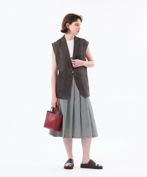 MACKINTOSH PHILOSOPHY / マッキントッシュ フィロソフィー ブルゾン | 【UPTON GILET（アップトン ジレ）】リネンメッシュ | 詳細3