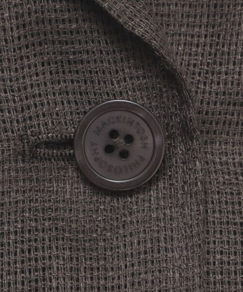 MACKINTOSH PHILOSOPHY / マッキントッシュ フィロソフィー ブルゾン | 【UPTON GILET（アップトン ジレ）】リネンメッシュ | 詳細11