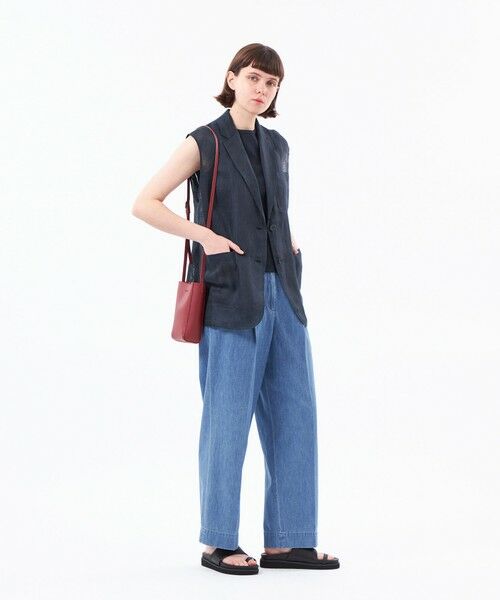 MACKINTOSH PHILOSOPHY / マッキントッシュ フィロソフィー ブルゾン | 【UPTON GILET（アップトン ジレ）】リネンメッシュ | 詳細1