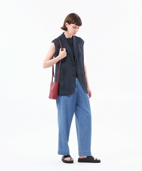 MACKINTOSH PHILOSOPHY / マッキントッシュ フィロソフィー ブルゾン | 【UPTON GILET（アップトン ジレ）】リネンメッシュ | 詳細2