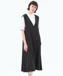 MACKINTOSH PHILOSOPHY / マッキントッシュ フィロソフィー ロング・マキシ丈ワンピース | 【CRANWELL JUMPER SKIRT(クランウェルジャンパースカート)】ドライツイル