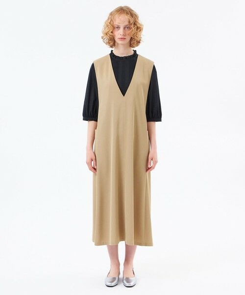 MACKINTOSH PHILOSOPHY / マッキントッシュ フィロソフィー ロング・マキシ丈ワンピース | 【CRANWELL JUMPER SKIRT(クランウェルジャンパースカート)】ドライツイル | 詳細3
