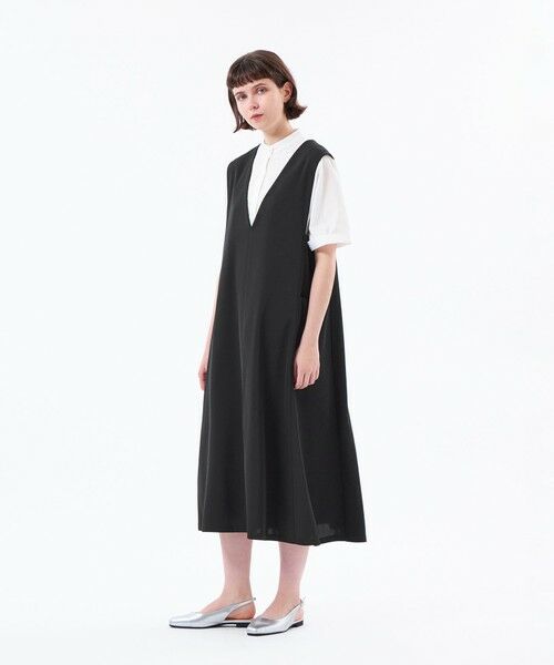 MACKINTOSH PHILOSOPHY / マッキントッシュ フィロソフィー ロング・マキシ丈ワンピース | 【CRANWELL JUMPER SKIRT(クランウェルジャンパースカート)】ドライツイル | 詳細1