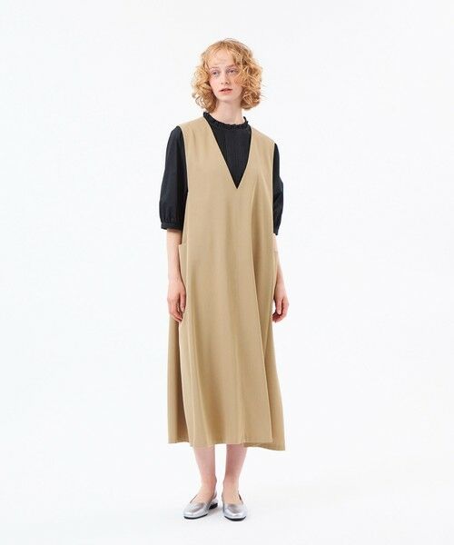 MACKINTOSH PHILOSOPHY / マッキントッシュ フィロソフィー ロング・マキシ丈ワンピース | 【CRANWELL JUMPER SKIRT(クランウェルジャンパースカート)】ドライツイル | 詳細2