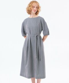 MACKINTOSH PHILOSOPHY / マッキントッシュ フィロソフィー ロング・マキシ丈ワンピース | 【WEB&一部店舗限定】パフスリーブサッカーワンピース