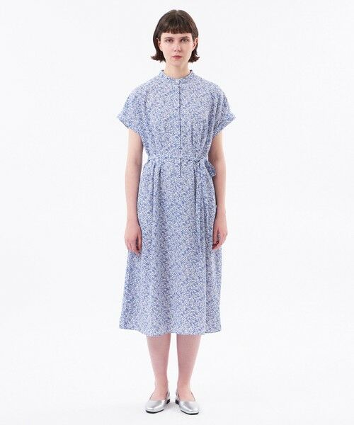 MACKINTOSH PHILOSOPHY / マッキントッシュ フィロソフィー ロング・マキシ丈ワンピース | 【WEB&一部店舗限定】バイカラーフラワープリントワンピース | 詳細3
